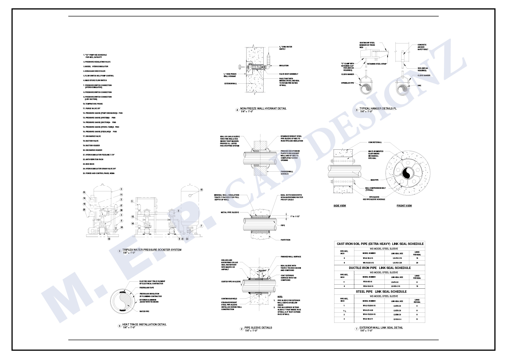 Plumbing, Sanitary & Storm